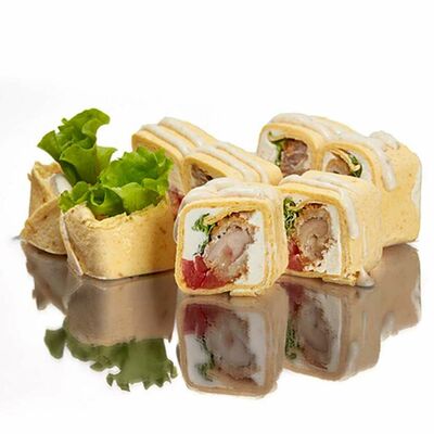 Тортилья-ролл с куриными стрипсами в Суши ням по цене 388 ₽