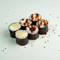 5. Малый ролл: омлет, сыр, соус унаги (6 шт.) в ЁБИСАН
