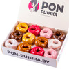 Бокс пончики Глазированные M в PON-PUSHKA по цене 29