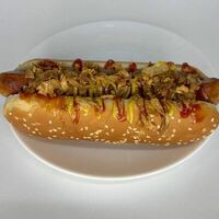 Хот-дог из куриной сосиски в Наша пицца