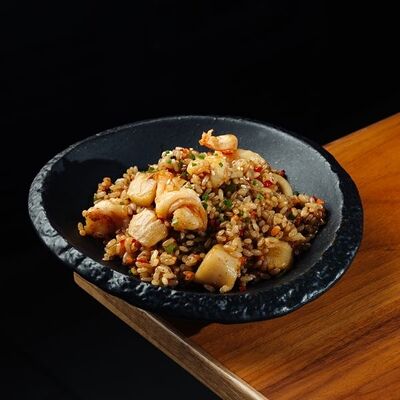 Рис жареный с морепродуктами в Buba Sushi по цене 1190 ₽