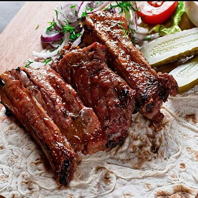 Шашлык из свиных ребер в Gusto по цене 520 ₽