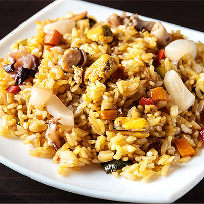 Плов с морепродуктами в Гриль Мания по цене 415 ₽