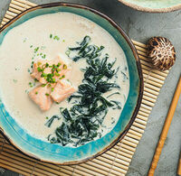 Сливочный мисо с лососем в Mojo