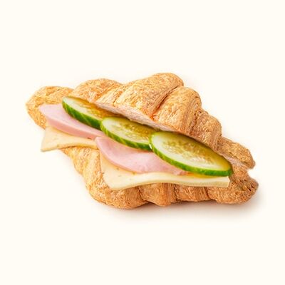 Круассан с ветчиной и сыром в Пироговый Дворик по цене 234 ₽