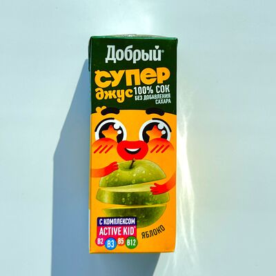 Сок детский Добрый яблоков Рукоста по цене 89 ₽