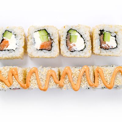 Аляска с лососем в Русская пицца по цене 320 ₽