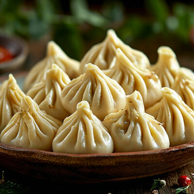 Хинкали с сыром сулугунив Нана по цене 396 ₽