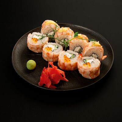 Ролл Филадельфия с креветкойв Oji по цене 590 ₽