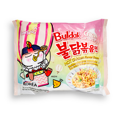Лапша Samyang острая курица в соусе карбонара с грибами в Кухня на районе по цене 259 ₽
