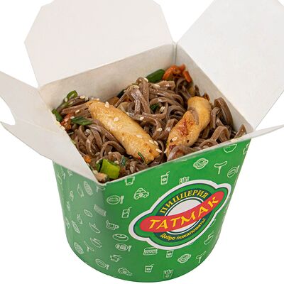 ТатWok c курицей, сыром и ананасом в Татмак по цене 375 ₽