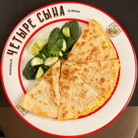 Омлет в лаваше с копченой курицей в ЧЕТЫРЕ СЫНА