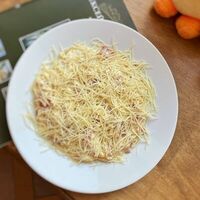 Паста Карбонара в Суп с котом