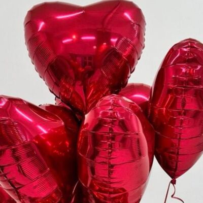 Шары фольгированные сердцав Yam Flowers по цене 4550 ₽