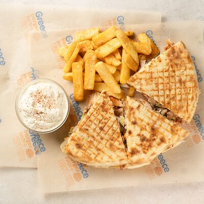 Пита Клаб со свининой в Greece Burger по цене 640 ₽