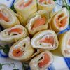 Блинчики с семгой и твороженным сыром. в Осетринка по цене 385