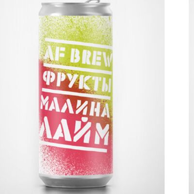 Лимонад Af Brew фрукты малина/лайм в AF Brew Taproom по цене 280 ₽