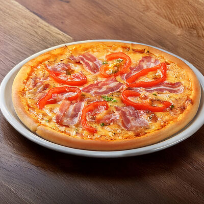 Пицца с беконом в Кафе хачапури по цене 810 ₽