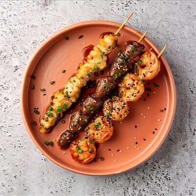 Ассорти Якитори в Паназиатская кухня Джеки Чо по цене 820 ₽