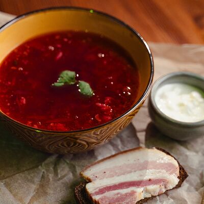 Борщ в El papa chapa по цене 470 ₽