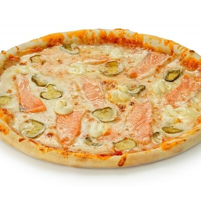 Пицца с семгой и сырным бортиком в Сырный Бортик! по цене 1505 ₽
