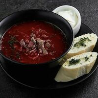 Борщ из говядины в Ра пата Грузинская Кухня