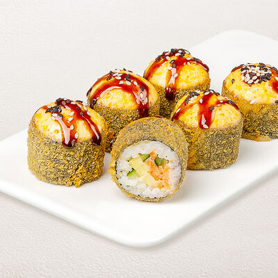 Ролл Аяши с лососем темпура в Суши wok по цене 359 ₽