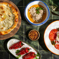 Логотип Гамарджоба