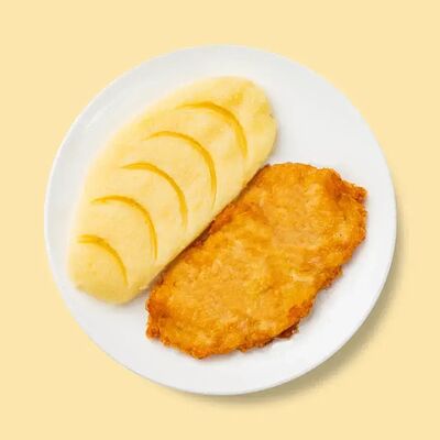 Куриный шницель с пюре в Шаверно по цене 284 ₽