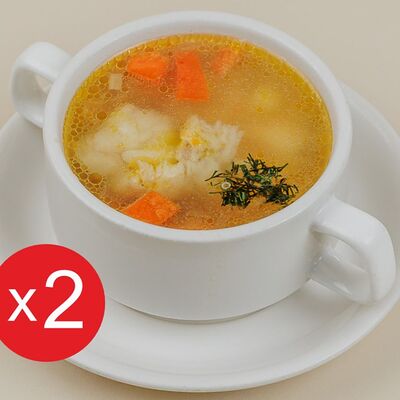 Суп Уха (двойная порция)в Баранкин по цене 432 ₽