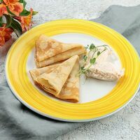 Блинчики с риетом из форели в FermA