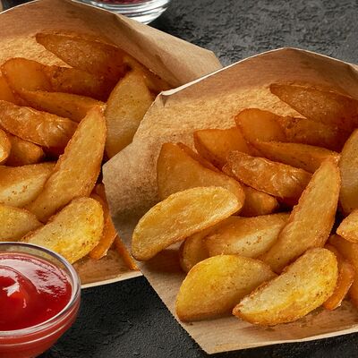 Двойная порция картофельных долек по деревенски в Хмель и солод по цене 449 ₽