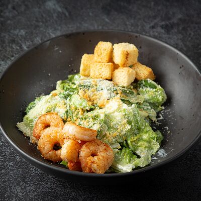 Цезарь с креветкамив Fish Point по цене 950 ₽