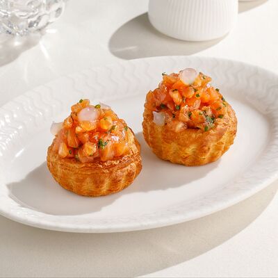 Паштейш с лососем в имбирно-устричном дрессинге в Cristal по цене 950 ₽