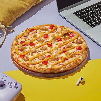 Пицца Чикен Чиз 24 см в Dostaевский по цене 631 ₽