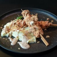 Якитори из курицы в Meaty bar - мясистый бар