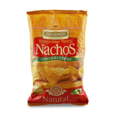 Чипсы кукурузные Delicados Nachos оригинальные в Азбука Вкуса Экспресс Меню по цене 104 ₽