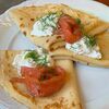 Блинчики с лососемв Vseklassno Coffee Bar по цене 890
