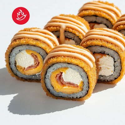 Роллы Чиз Бекон Темпура в Банхоф по цене 379 ₽