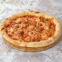 Пицца с морепродуктами в Casa Mia Халва Тсуру