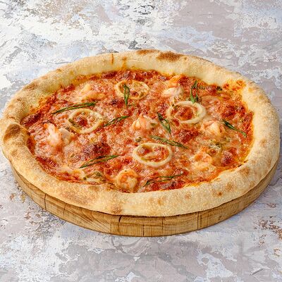 Пицца с морепродуктами в Casa Mia Халва Тсуру по цене 795 ₽