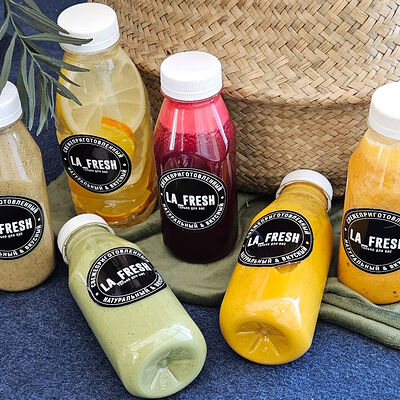 Полезная программа Бодрость - это 6 напитков из свежих фруктов и овощей в La_Fresh по цене 2300 ₽