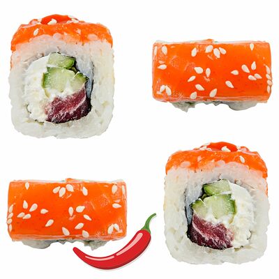 Ролл Филадельфия Спайси в Суши - маркет по цене 175 ₽