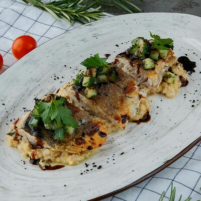 Сибас на гриле в Гриль house по цене 710 ₽