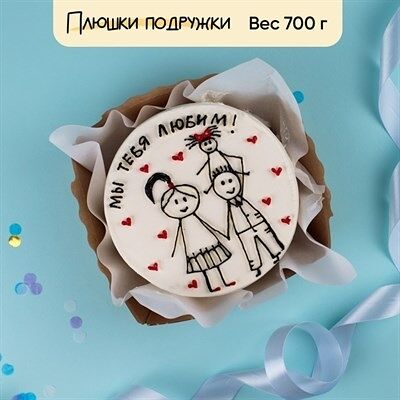 Бенто-торт Семья в Плюшки подружки по цене 1925 ₽