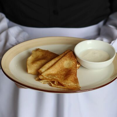 Блины со сметаной в Горная аптека по цене 70 ₽