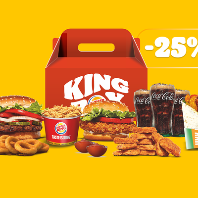 King box mix в Burger King по цене 11200 ₸