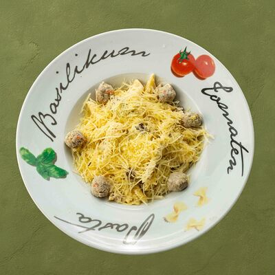 Фетучини с мясными шариками в Шашлычара по цене 525 ₽