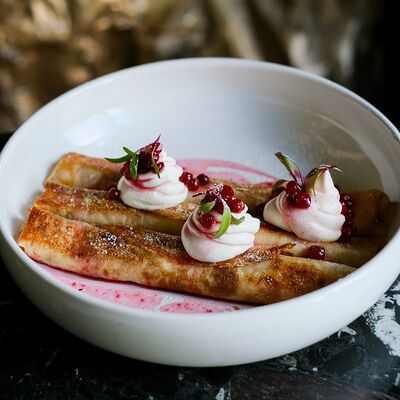 Блинчики со сливочным муссом в Nuahule по цене 16 р.