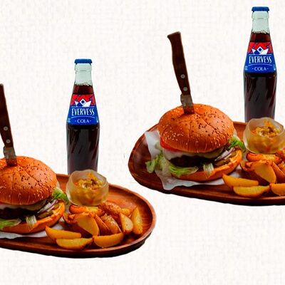 Комбо 2х Бургер трюфельный в Ofris по цене 2990 ₽